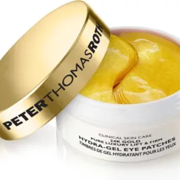 NIB ✅ Peter Thomas Roth  24K Gold Pure Luxury Lift & Firm Hydra-Gel Eye Patches - Picture 2 of 11